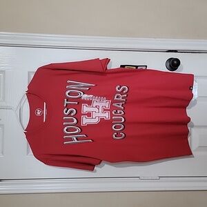 NWT Men's '47 Houston UH Cougars short sleeve tee, L, red